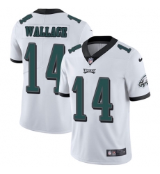 Nike Eagles #14 Mike Wallace White Mens Stitched NFL Vapor Untouchable Limited Jersey