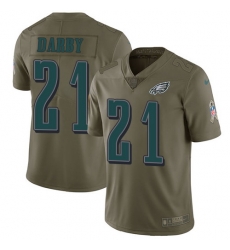 Nike Eagles #21 Ronald Darby Olive Mens Stitched NFL Limited 2017 Salute To Service Jersey