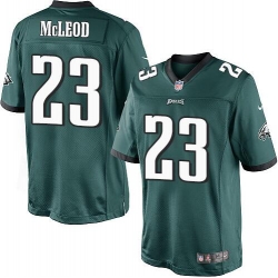 Nike Eagles #23 McLeod Midnight Green Team Color Mens Stitched NFL New Elite Jersey