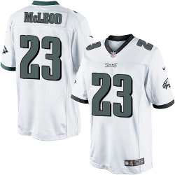 Nike Eagles #23 McLeod White Team Color Mens Stitched NFL New Elite Jersey