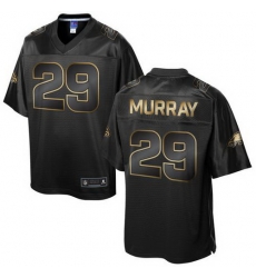 Nike Eagles #29 DeMarco Murray Pro Line Black Gold Collection Mens Stitched NFL Game Jersey