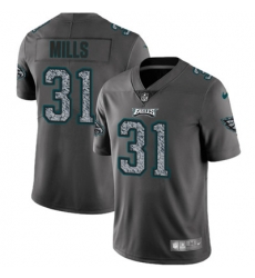 Nike Eagles #31 Jalen Mills Gray Static Mens NFL Vapor Untouchable Game Jersey