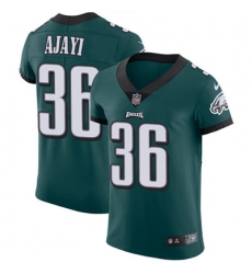 Nike Eagles #36 Jay Ajayi Midnight Green Team Color Mens Stitched NFL Vapor Untouchable Elite Jersey