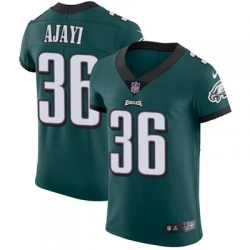 Nike Eagles #36 Jay Ajayi Midnight Green Team Color Mens Stitched NFL Vapor Untouchable Elite Jersey