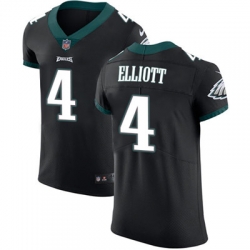 Nike Eagles #4 Jake Elliott Black Alternate Mens Stitched NFL Vapor Untouchable Elite Jersey