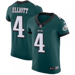 Nike Eagles #4 Jake Elliott Midnight Green Team Color Mens Stitched NFL Vapor Untouchable Elite Jersey