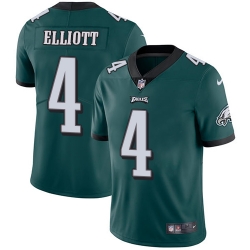 Nike Eagles #4 Jake Elliott Midnight Green Team Color Mens Stitched NFL Vapor Untouchable Limited Jersey
