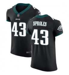 Nike Eagles #43 Darren Sproles Black Alternate Mens Stitched NFL Vapor Untouchable Elite Jersey