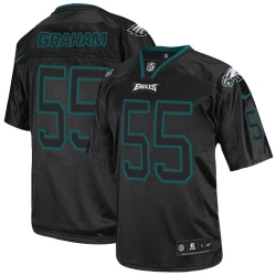 Nike Eagles #55 Brandon Graham Lights Out Black Mens Stitched NFL Elite Jersey