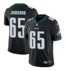 Nike Eagles #65 Lane Johnson Black Alternate Mens Stitched NFL Vapor Untouchable Limited Jersey
