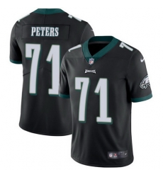 Nike Eagles #71 Jason Peters Black Alternate Mens Stitched NFL Vapor Untouchable Limited Jersey