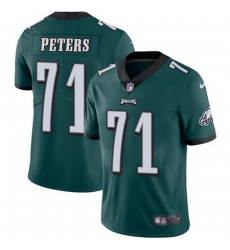Nike Eagles #71 Jason Peters Midnight Green Team Color Mens Stitched NFL Vapor Untouchable Limited Jersey