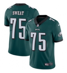 Nike Eagles #75 Josh Sweat Midnight Green Team Color Mens Stitched NFL Vapor Untouchable Limited Jersey