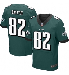 Nike Eagles #82 Torrey Smith Midnight Green Team Color Mens Stitched NFL New Elite Jersey