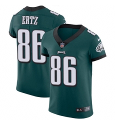 Nike Eagles #86 Zach Ertz Midnight Green Team Color Mens Stitched NFL Vapor Untouchable Elite Jersey
