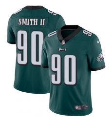 Nike Eagles #90 Marcus Smith II Midnight Green Team Color Mens Stitched NFL Vapor Untouchable Limited Jersey