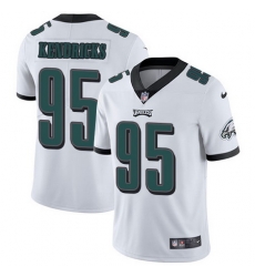 Nike Eagles #95 Mychal Kendricks White Mens Stitched NFL Vapor Untouchable Limited Jersey