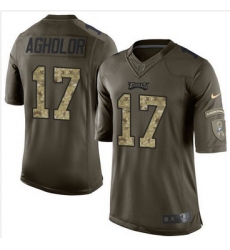 Nike Philadelphia Eagles #17 Nelson Agholor Green Men 27s Stitched NFL Limited Salute to Service Jersey
