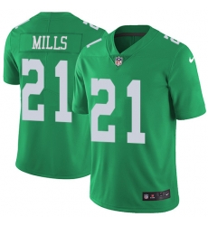 Nike Philadelphia Eagles 21 Jalen Mills Green Men Stitched NFL Limited Rush Jersey