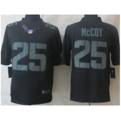 Nike Philadelphia Eagles 25 LeSean McCoy Black Impact Limited NFL Jersey