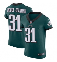 Nike Philadelphia Eagles 31 Nickell Robey Coleman Green Team Color Men Stitched NFL Vapor Untouchable Elite Jersey