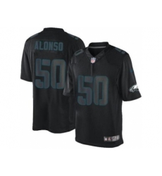 Nike Philadelphia Eagles 50 Kiko Alonso Black Impact Limited NFL Jersey
