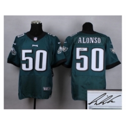 Nike Philadelphia Eagles 50 Kiko Alonso green Elite Signature Jerseys
