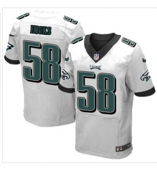 Nike Philadelphia Eagles #58 Jordan Hicks White Mens Stitched NFL New Elite Jersey
