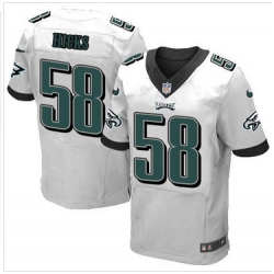 Nike Philadelphia Eagles #58 Jordan Hicks White Mens Stitched NFL New Elite Jersey