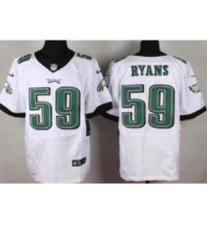 Nike Philadelphia Eagles 59 DeMeco Ryans White Elite NFL Jersey