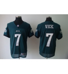 Nike Philadelphia Eagles 7 Michael Vick Green Elite NFL Jersey
