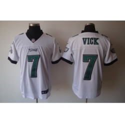 Nike Philadelphia Eagles 7 Michael Vick White Elite NFL Jersey
