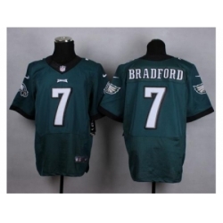 Nike Philadelphia Eagles 7 Sam Bradford Green Elite NFL Jersey