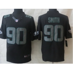 Nike Philadelphia Eagles 90 Marcus Smith Black Impact Limited NFL Jersey