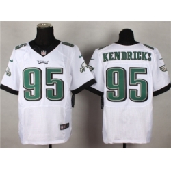 Nike philadelphia eagles 95 Mychal Kendricks white Elite NFL Jersey