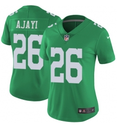 Nike Eagles #26 Jay Ajayi Green Womens Stitched NFL Limited Rush Jersey