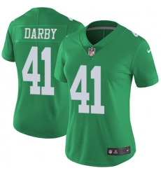 Nike Eagles #41 Ronald Darby Green Womens Stitched NFL Limited Rush Jersey