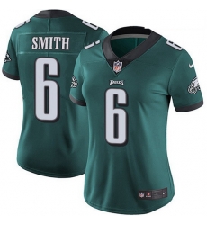 Nike Philadelphia Eagles 6 DeVonta Smith Green Team Color Women Stitched NFL Vapor Untouchable Limited Jersey