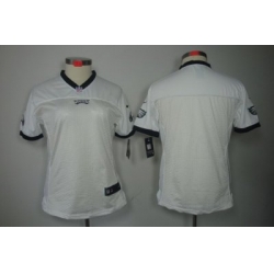 Nike Women Philadelphia Eagles Blank White Color Limited Jerseys