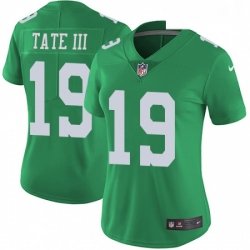 Womens Nike Philadelphia Eagles 19 Golden Tate III Limited Green Rush Vapor Untouchable NFL Jerse