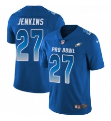 Womens Nike Philadelphia Eagles 27 Malcolm Jenkins Limited Royal Blue 2018 Pro Bowl NFL Jersey