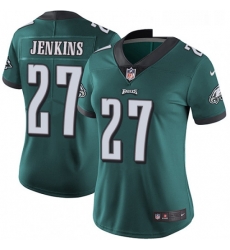 Womens Nike Philadelphia Eagles 27 Malcolm Jenkins Midnight Green Team Color Vapor Untouchable Limited Player NFL Jersey