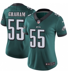 Women's Nike Philadelphia Eagles #55 Brandon Graham Midnight Green Team Color Vapor Untouchable Limited Player NFL Jersey