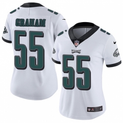 Women's Nike Philadelphia Eagles #55 Brandon Graham White Vapor Untouchable Limited Player NFL Jersey