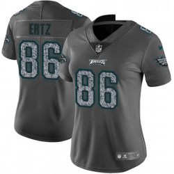 Womens Nike Philadelphia Eagles 86 Zach Ertz Gray Static Vapor Untouchable Limited NFL Jersey