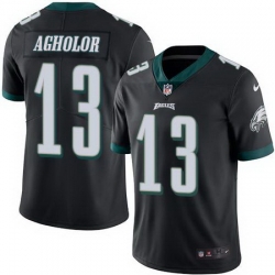 Nike Eagles #13 Nelson Agholor Black Youth Stitched NFL Limited Rush Jersey