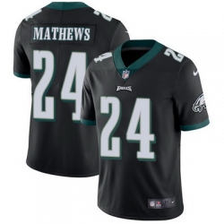 Nike Eagles #24 Ryan Mathews Black Alternate Youth Stitched NFL Vapor Untouchable Limited Jersey