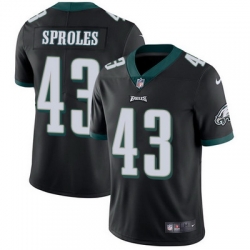 Nike Eagles #43 Darren Sproles Black Alternate Youth Stitched NFL Vapor Untouchable Limited Jersey