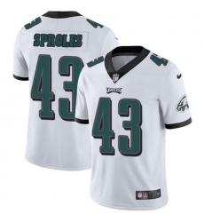 Nike Eagles #43 Darren Sproles White Youth Stitched NFL Vapor Untouchable Limited Jersey