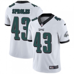 Nike Eagles #43 Darren Sproles White Youth Stitched NFL Vapor Untouchable Limited Jersey